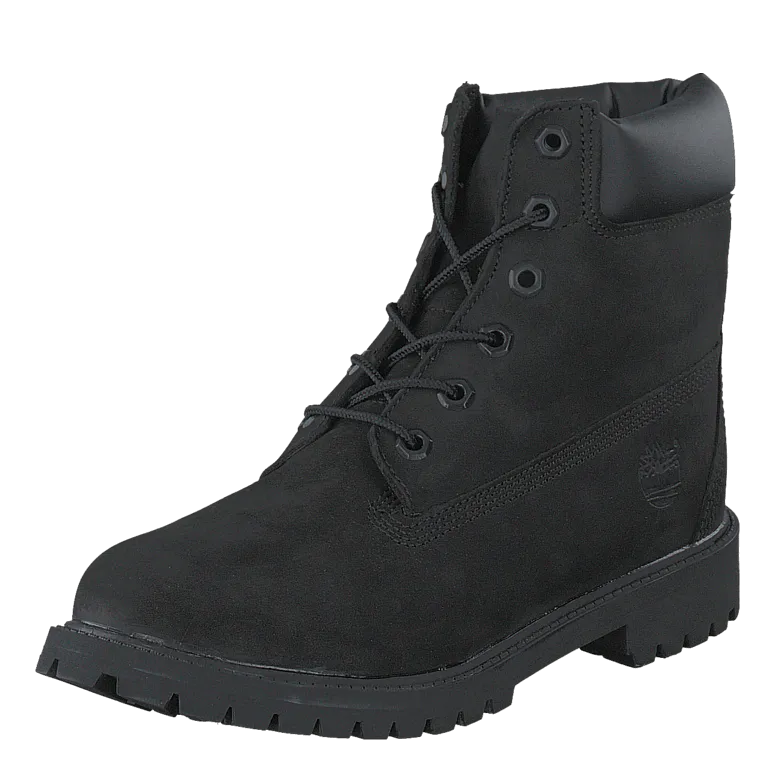 6 Inch Premium Waterproof Black Nubuck Mono