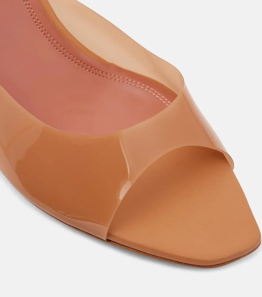 Amina Muaddi Alexa 60 PVC mules