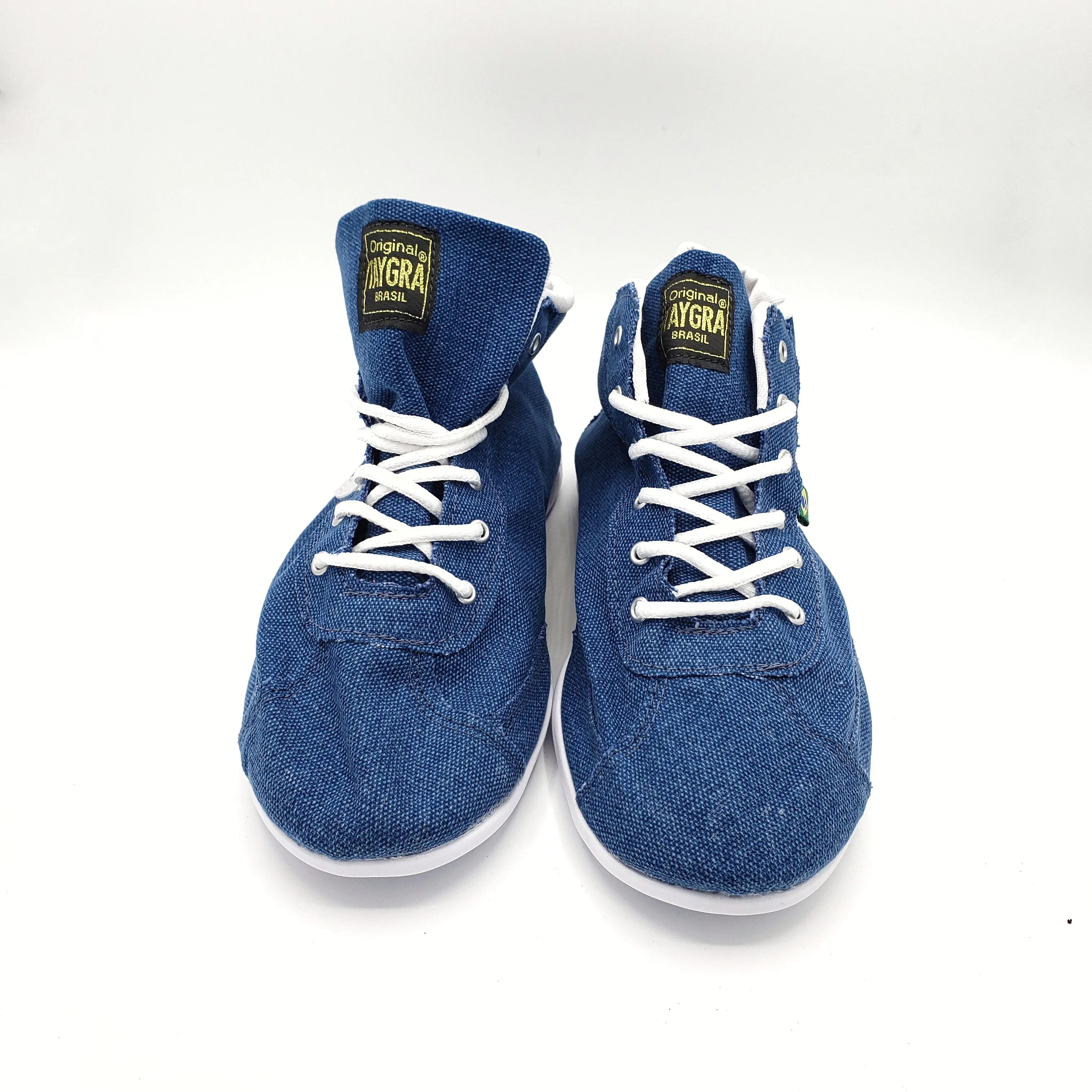 Blue Jeans & White High-top TAYGRA