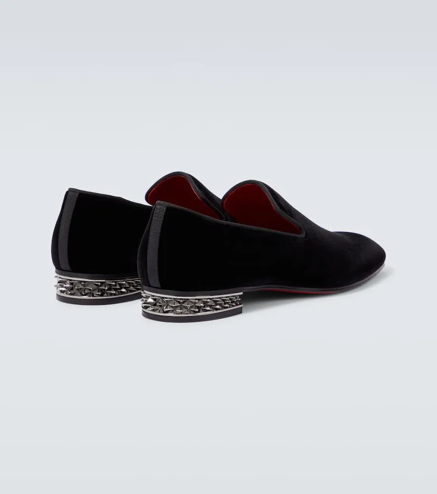 Christian Louboutin Dandyrocks velvet loafers