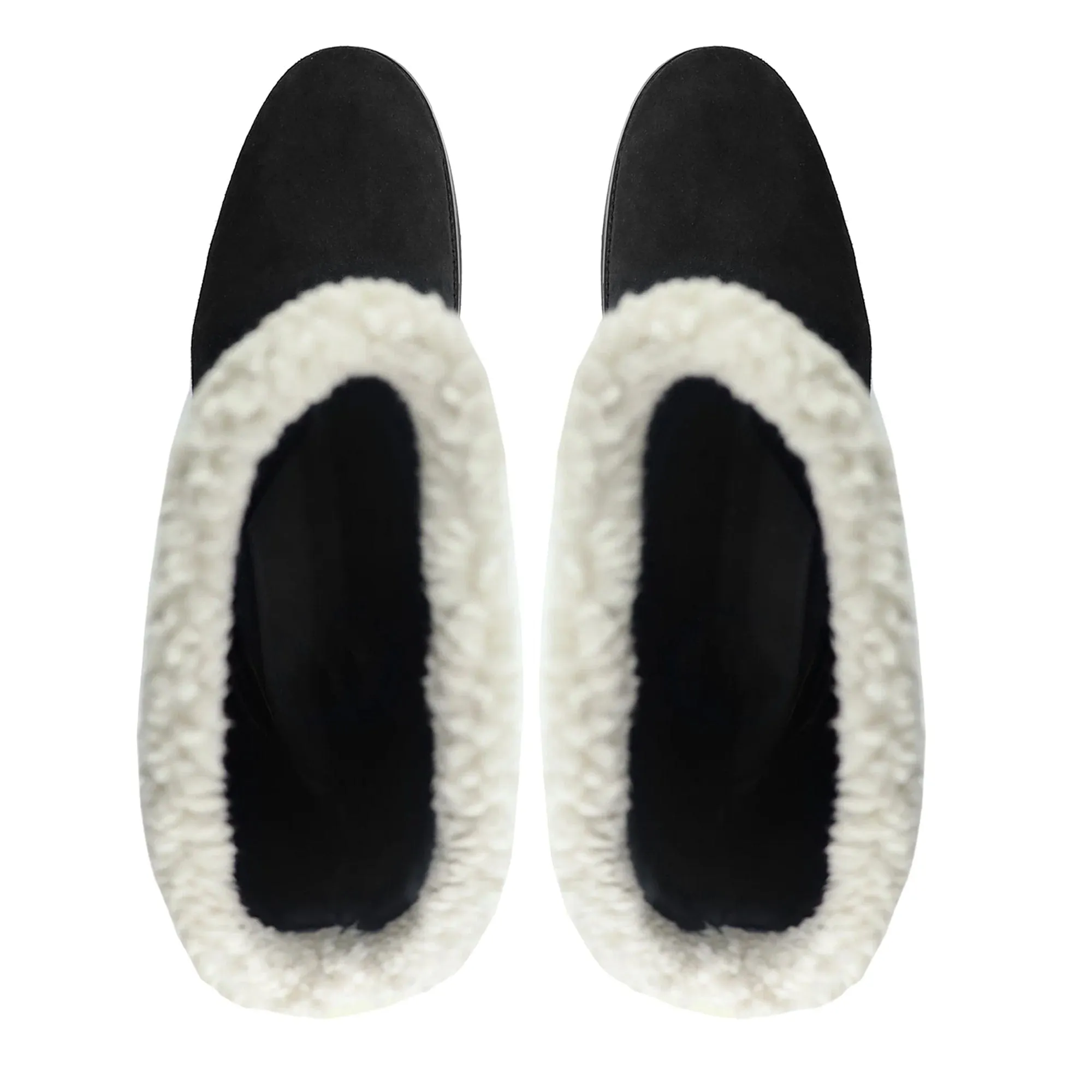 Custom-Made Suede Leather Women's Ankle High Furr Boots
