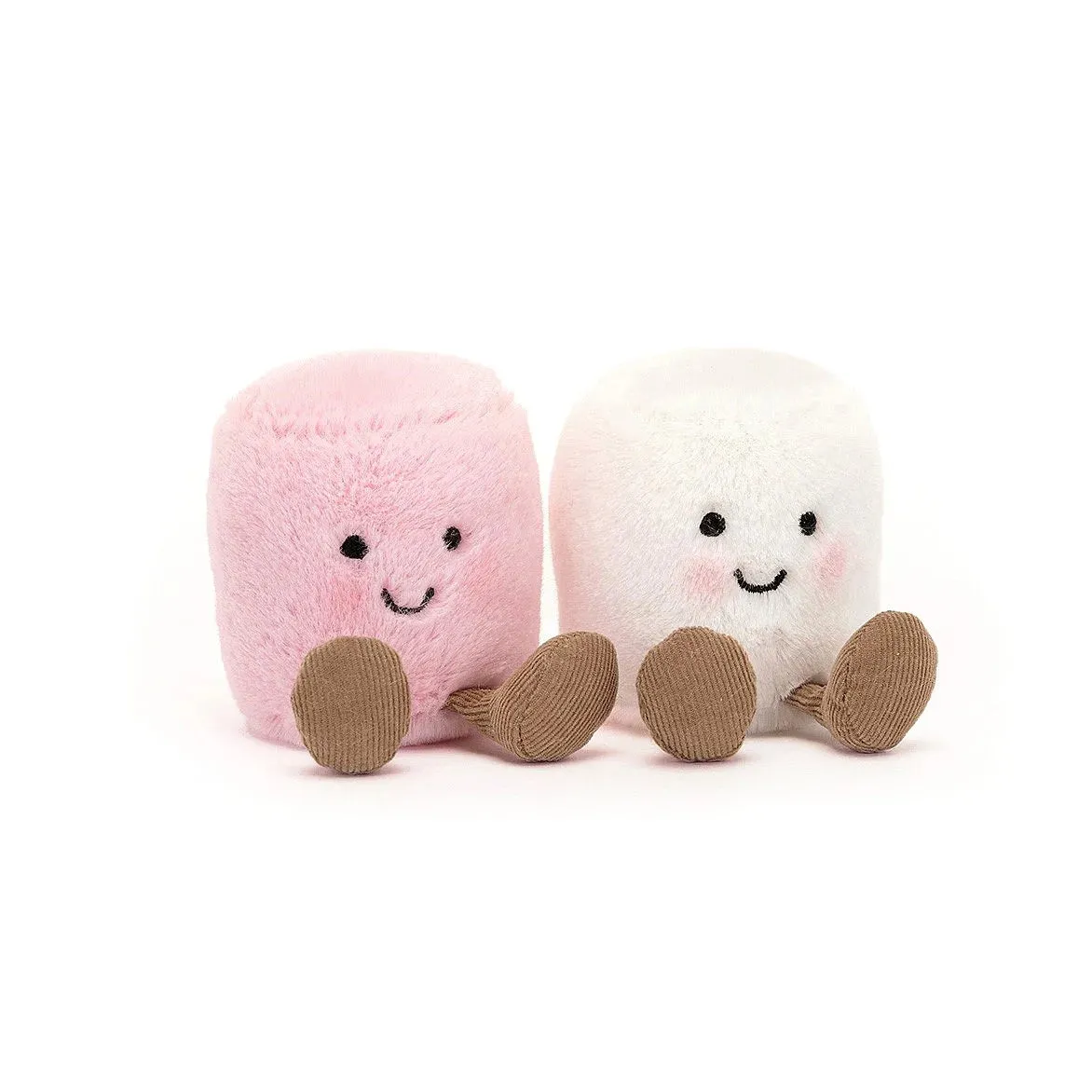 Jellycat Soft Toy Amuseable Pink and White Marshmallows