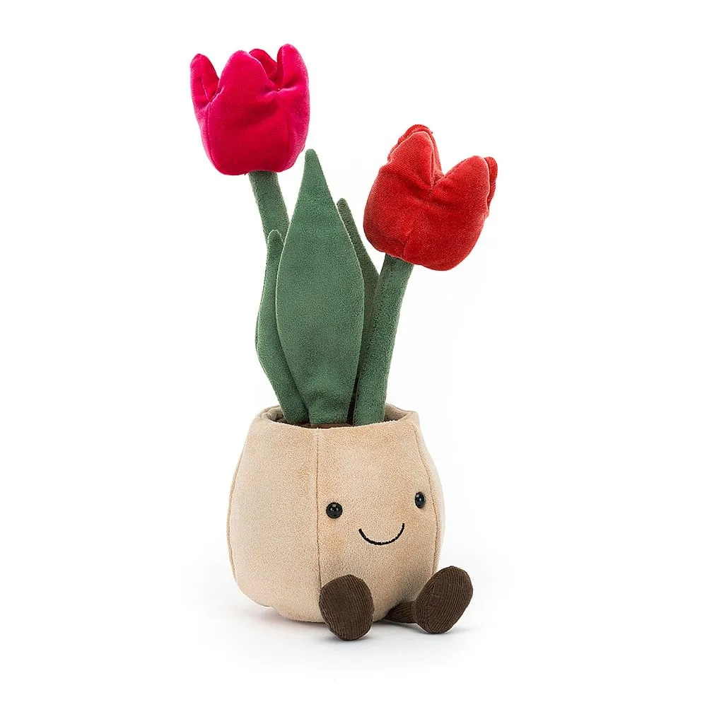 Jellycat Soft Toy Amuseable Tulip Pot