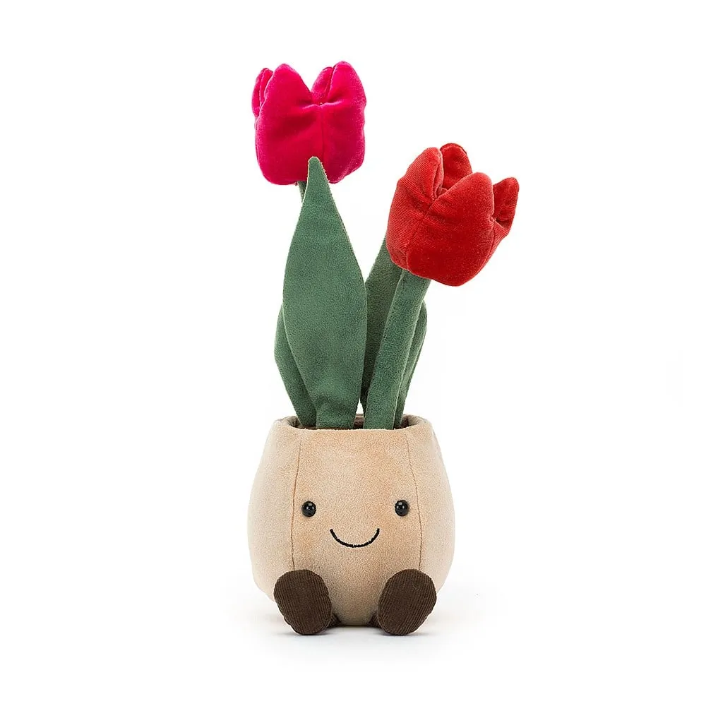 Jellycat Soft Toy Amuseable Tulip Pot