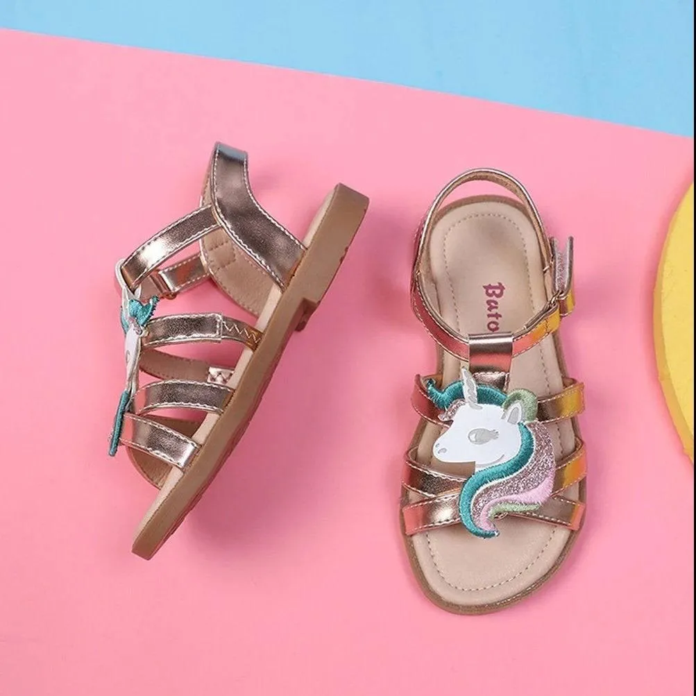 SIlver Unicorn Sandals