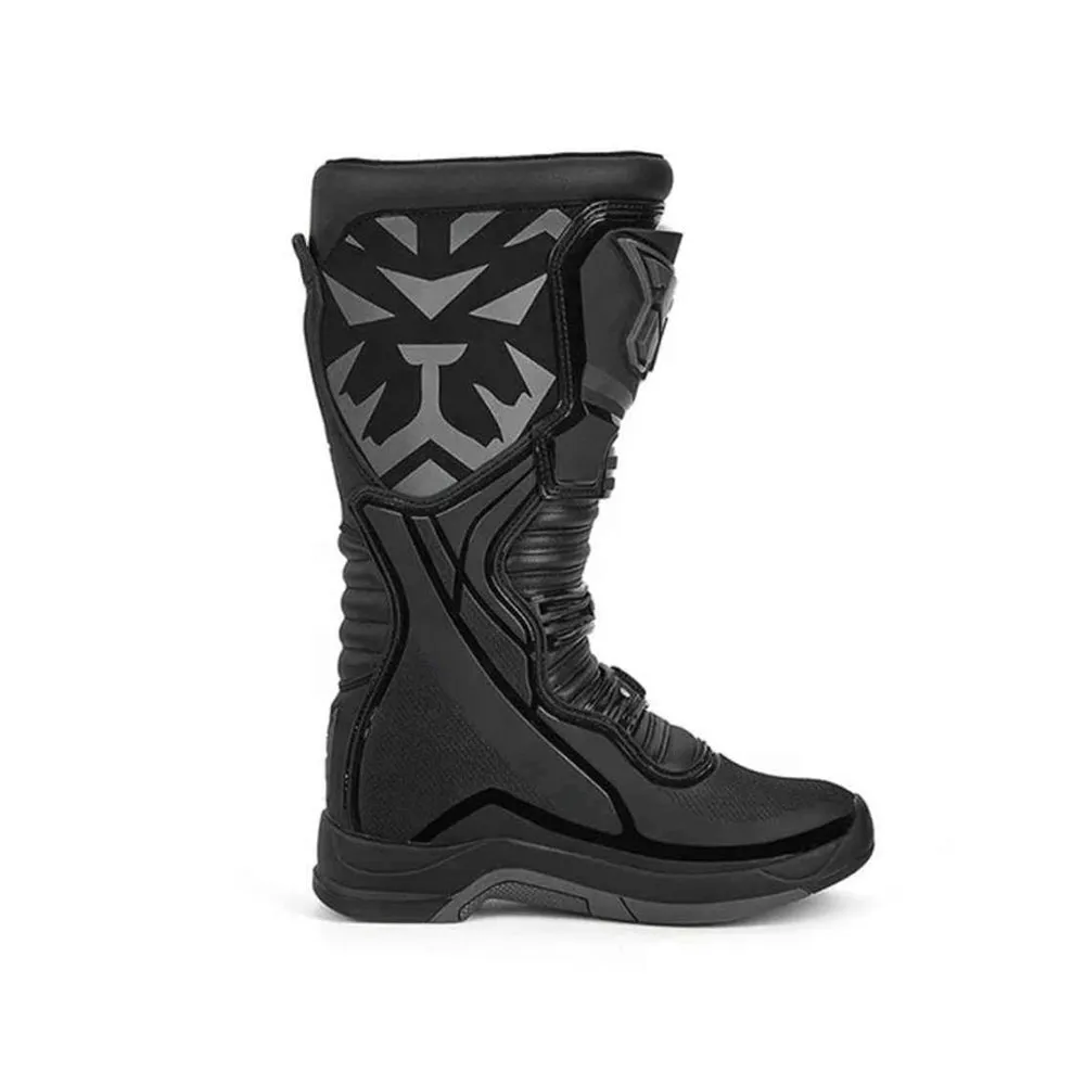 TIGER Motocross Professional Men’s Off-Road Racing Boots T3 Black - 863381