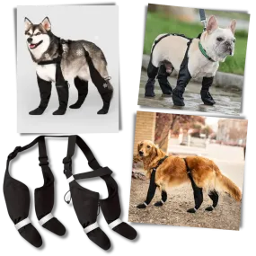 Waterproof Dog Suspenders Boots